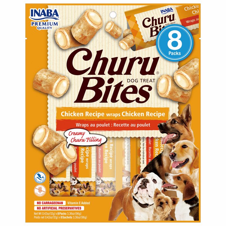 Churu Bites for Dog Chicken Recipe Wraps Chicken Recipe 8PCS/PK | Velocity